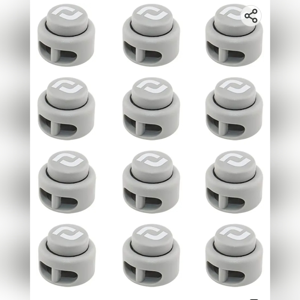 Cord locks for shoelaces/no tie.
